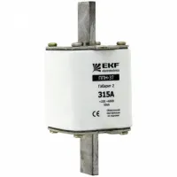 Плавкая вставка ППН-37 400/350А габарит 2 EKF PROxima