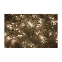 Гирлянда модульная  "Дюраплей LED"  20м  200 LED  белый каучук Тепло-белая