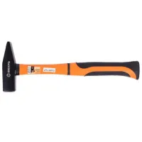 Молоток 600гр. Квадратный боёк, фиберглассовая двухкомпонентная ручка Вихрь, , шт