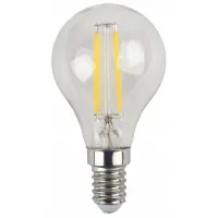 Лампа филаментная светодиодная Эра G45 (Шар) F-LED Р45-5Вт-827-E14, Б0019006