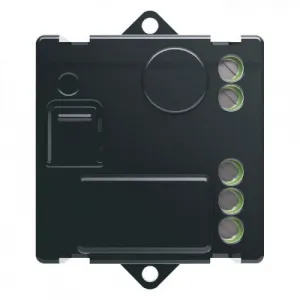 Коллекция умных устройств ЭУИ with NETATMO.Умный микромодуль реле для управления освещением и другими нагрузками, 300 Вт 240В, с нейтралью.Цвет Черный