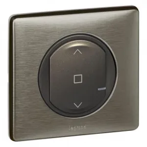 Коллекция умных устройств Celiane with NETATMO. Умный беспроводной выключатель рольставней . Цвет Графит