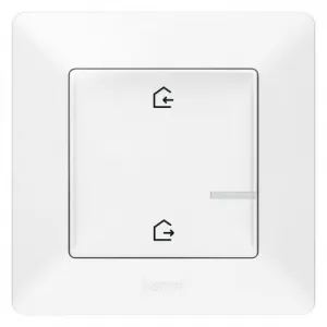 Коллекция умных устройств Valena Life with NETATMO.Главный беспроводной выключатель Я дома/Я вне дома.Цвет Белый