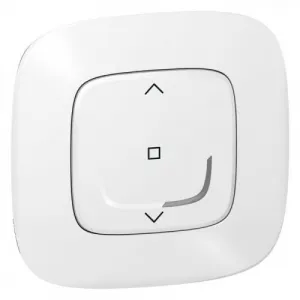 Коллекция умных устройств Valena Allure with NETATMO. Умный беспроводной выключатель рольставней . Цвет Белый