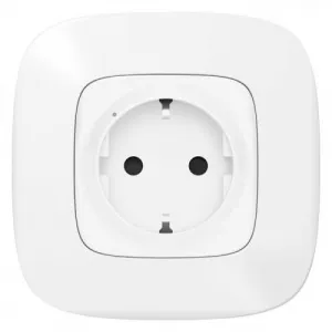 Коллекция умных устройств Valena Allure with NETATMO.Умная розетка 2К+З 16А 230В.Цвет Белый