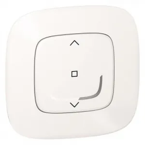 Коллекция умных устройств Valena Allure with NETATMO. Умный беспроводной выключатель рольставней . Цвет Жемчуг