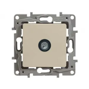 Розетка TV Legrand ETIKA, проходная, бежевый, 672363