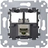 Механизм розетки компьютерная RJ45 Cat.5 Schneider Electric коллекции Merten, MTN4575-0011