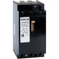 Силовой автомат КЭАЗ АЕ2046М 63А, термомагнитный, 4.5кА, 3P, 63А, 104629