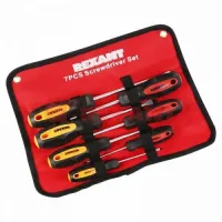 Набор отверток 7 предметов (Крестовые и Шлицевые)  Rexant