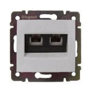 Розетка телефонная RJ11 Legrand VALENA CLASSIC, белый, 774439