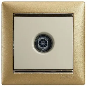 Розетка TV Legrand VALENA CLASSIC, одиночная, слоновая кость, 774329
