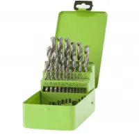 Набор сверл по металлу 1-13 мм (через 0,5 мм), 25 штук, HSS, в металической коробке // СИБРТЕХ