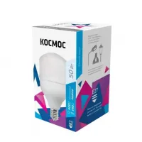 Лампа светодиодная Космос 50Вт 220В Е40 D138х220 6500К 4700 лм, LksmHWLED50WE4065