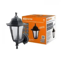 Светильник садово-парковый НБУ 06-60-001 шестигр., настенный, пластик, расс.пластик, серебро TDM