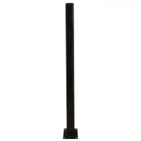 Опора металлическая садово-парковая, h=1200 мм, цвет черный, TDM