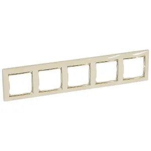 Рамка 5 постов Legrand VALENA CLASSIC, слоновая кость, 774155