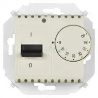 Термостат для тёплого пола с зондом 16А 230В 3600Вт 5-40град. Simon 15, слоновая кость