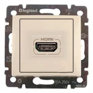 Розетка HDMI Legrand VALENA CLASSIC, слоновая кость, 774185