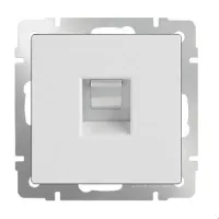 Розетка RJ-11 (телефон) белый Werkel WL01-RJ-11