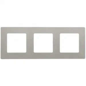 Рамка 3 поста Legrand ETIKA, светлая галька, 672523