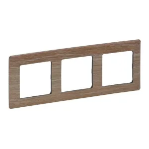 Рамка 3 поста Legrand VALENA LIFE, светлое дерево, 754183