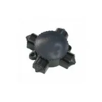 Коробка распределительная ОП 75х53мм 4-х рожк. КЭМ1-10-4Б карбол 0300-00030