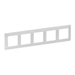 Рамка 5 постов Legrand VALENA LIFE, жемчужный, 754145