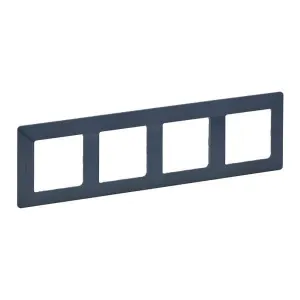 Рамка 4 поста Legrand VALENA LIFE, лазурь, 754094