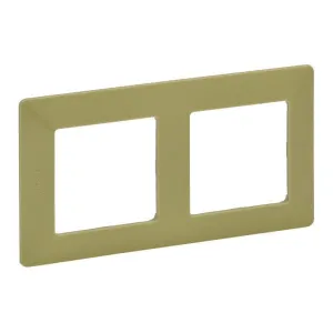 Рамка 2 поста Legrand VALENA LIFE, лайм, 754082