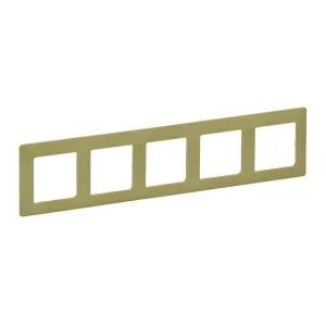 Рамка 5 постов Legrand VALENA LIFE, лайм, 754085