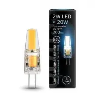 Лампа светодиодная LED капсула Gauss G4 AC220-240V 2W 4100K, 107707202