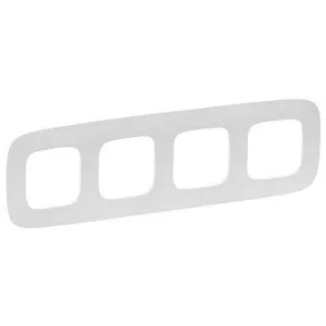 Рамка 4 поста Legrand VALENA ALLURE, жемчужный, 754414