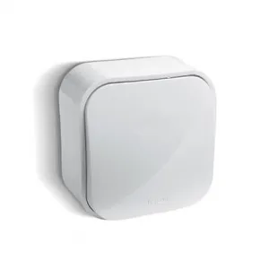 Переключатель 1-клавишный Legrand QUTEO, открытый монтаж, белый, 782204