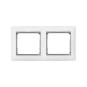 Рамка 2 поста Legrand VALENA CLASSIC, белый, 770492