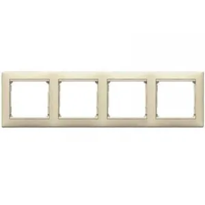 Рамка 4 поста Legrand VALENA CLASSIC, слоновая кость, 774354